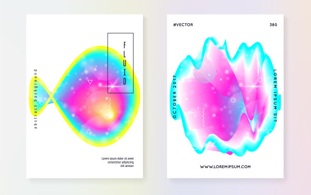 带有动态元素的流体形状图片下载