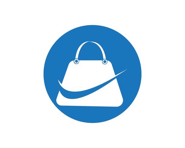 手提包矢量图标模板图片下载