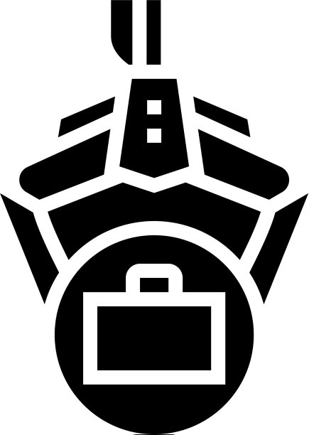 机器人手臂持有案件字形图标图片下载