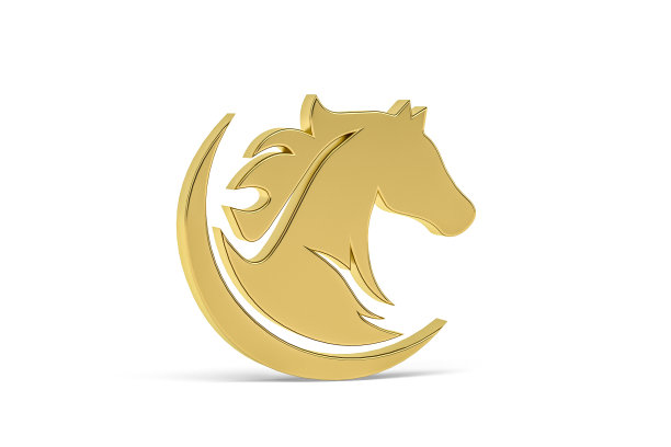 马-黄金图标图片下载