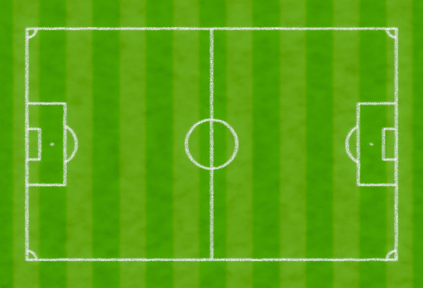 俯视图足球场或足球场背景插图图片下载