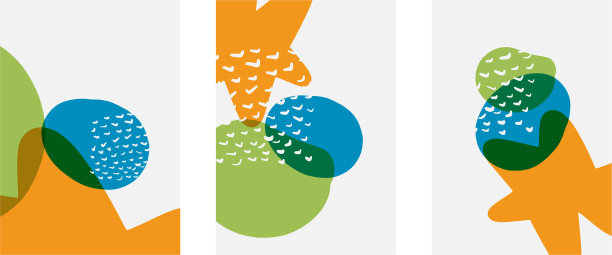 手绘涂鸦形状墙艺术绘画风格图片下载