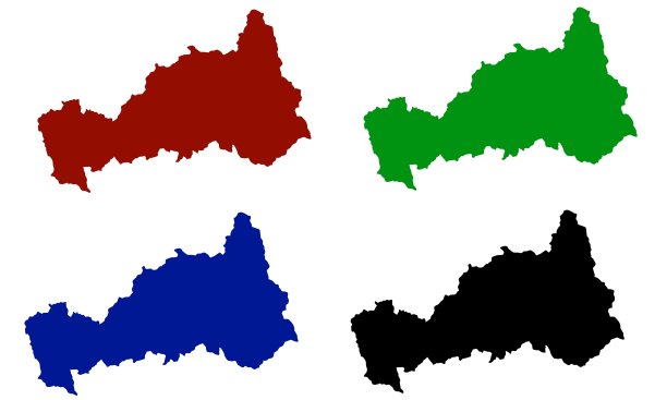 帕斯科城市地图剪影设计在华盛顿，美国图片下载