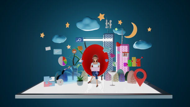 数字生活方式和社交媒体概念图片下载