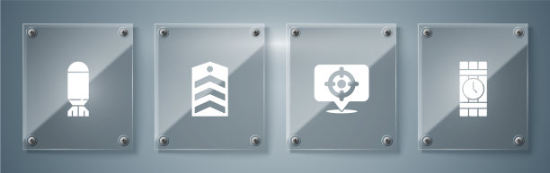 设定炸药和计时器目标运动图片下载