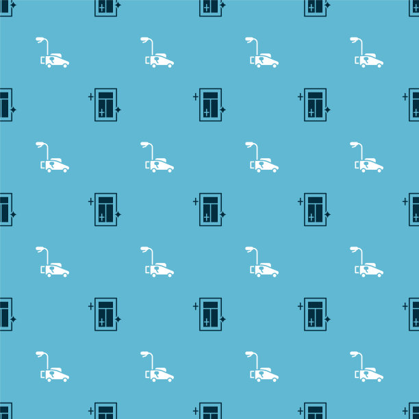 开启窗户和割草机清洁服务图片下载