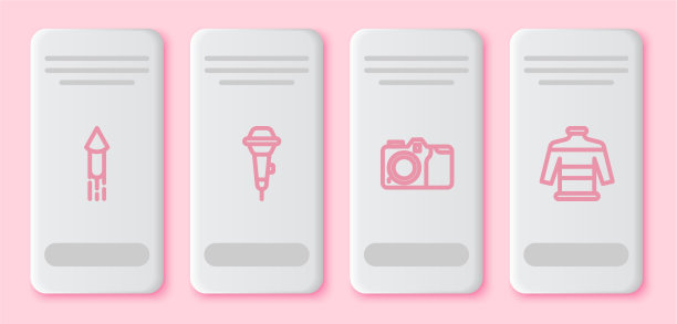 设线烟花火箭麦克风摄影相机图片下载