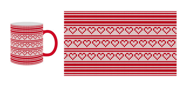 编织无缝图案圣诞节情人节打印图片下载