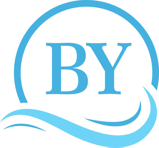 字体标志设计在水波现代图片下载