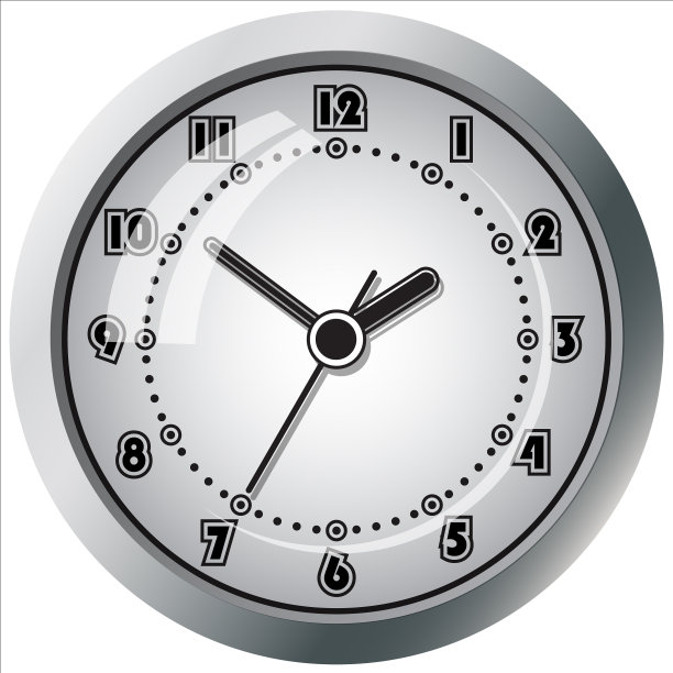 时钟图标世界时间概念业务图片下载