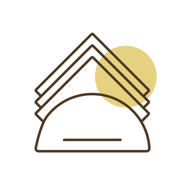 餐巾和餐巾架图标图片下载