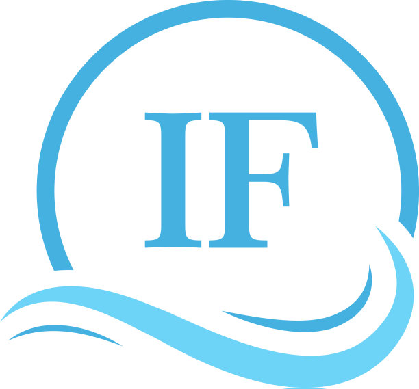 如刻字标志设计在水波现代图片下载