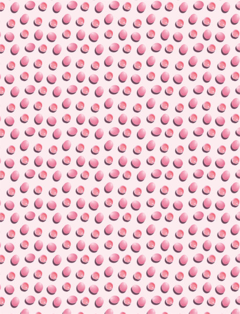 可打印的鸡蛋图案与粉红色的背景图片下载