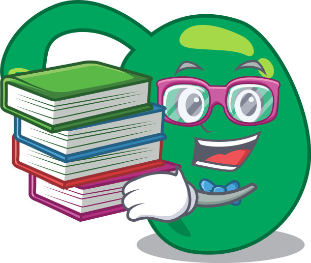 一个在松果体吉祥物设计上勤奋的学生图片下载