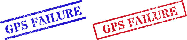 GPS故障纹理刮花印章印章图片下载