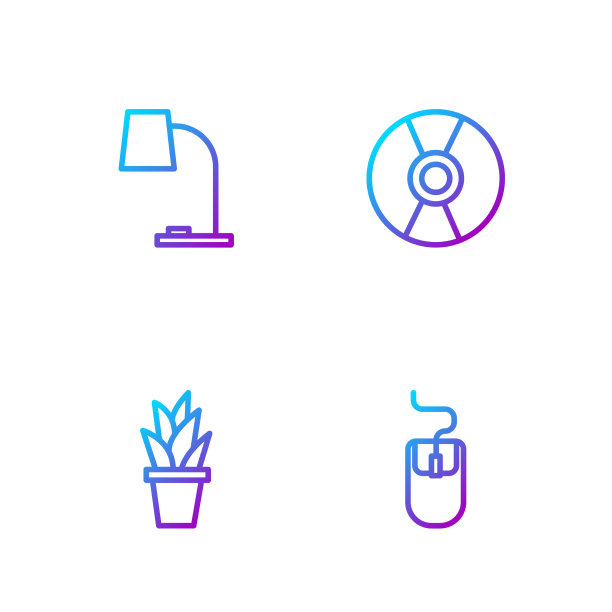 盆栽台灯中设置行电脑鼠标植物图片下载