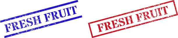 鲜果纹橡胶印章用图片下载