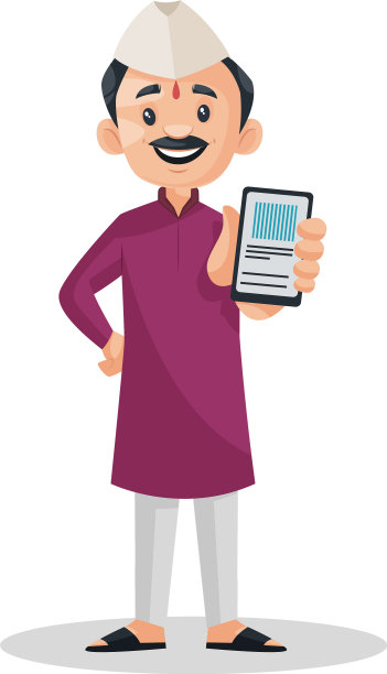 印度马拉地人卡通图片下载