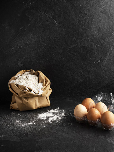 面粉纸袋，面粉与鸡蛋，图片下载