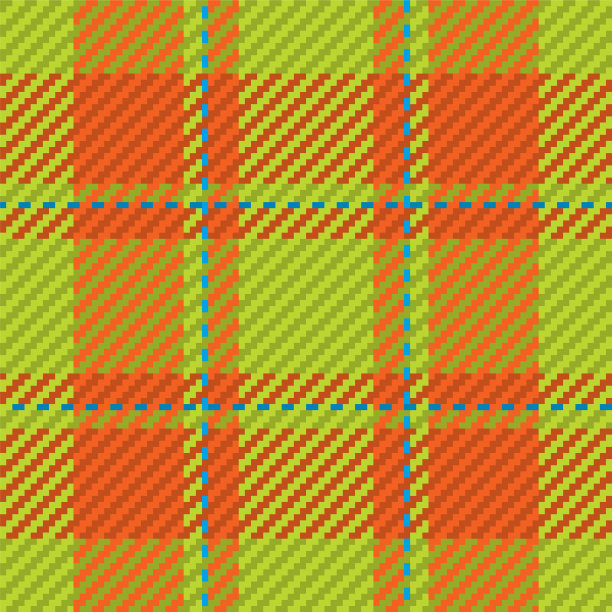 无缝图案苏格兰格子呢格子图片下载