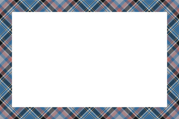 复古框苏格兰边界图案复古图片下载