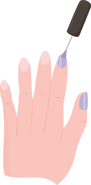 美甲女性用指甲油手绘图片下载