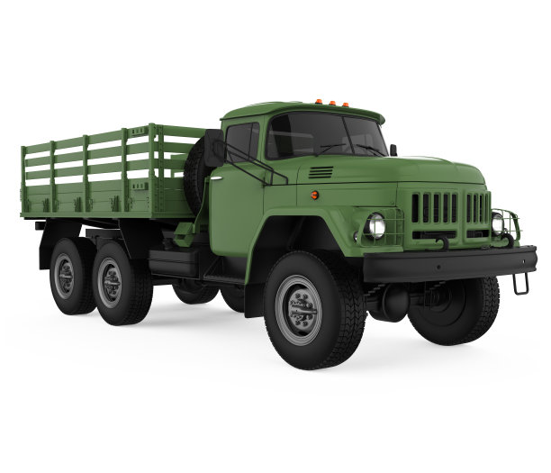 平板卡车孤立图片下载