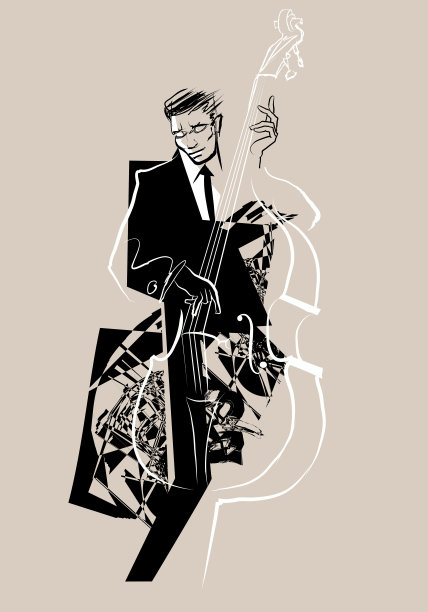 低音提琴的球员图片下载