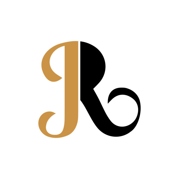 首字母JR或RJ标志设计图片下载