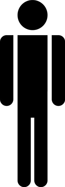 男人简单的图标男性标志厕所男孩厕所图片下载