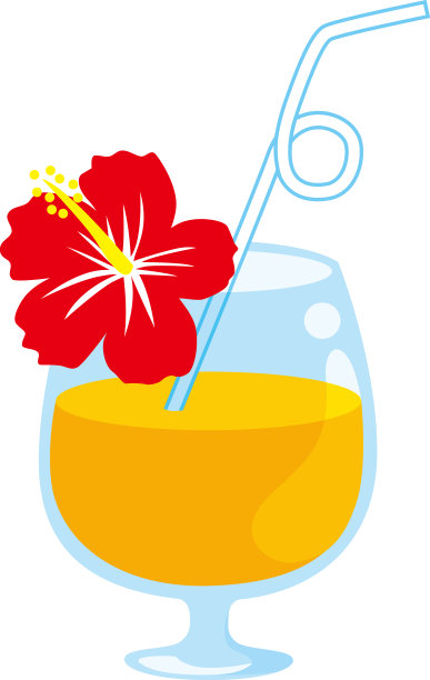 夏日热带木槿汁图片下载