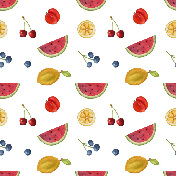 水彩无缝模式图片下载