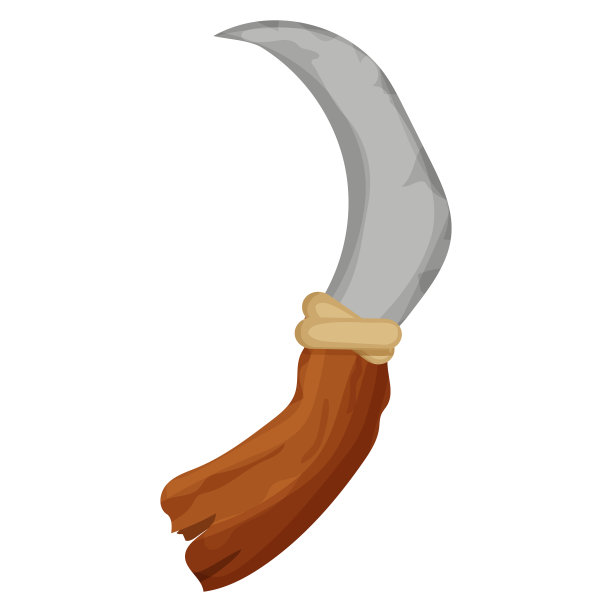 石器时代的工具，武器刀由磨石制成图片下载