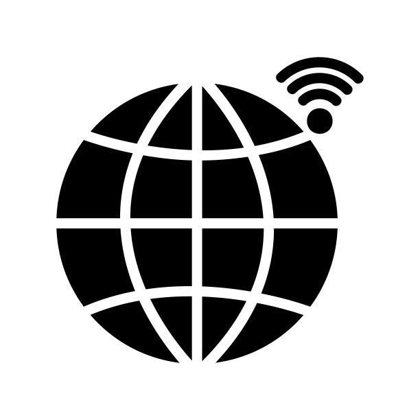 互联网实体地球图标图片下载