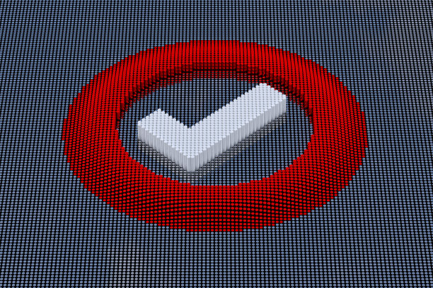 像素艺术风格复选框。3d渲染图片下载