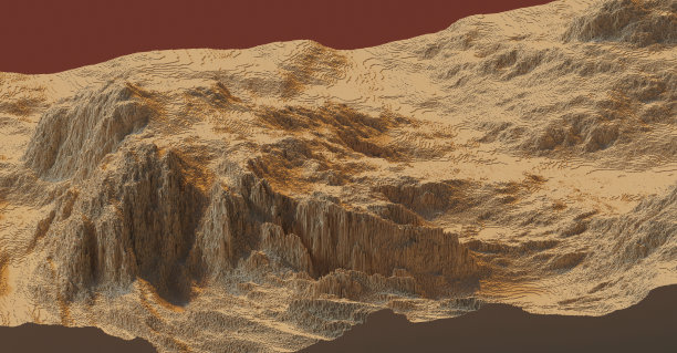 体素景观3DCG计算机生成图片下载