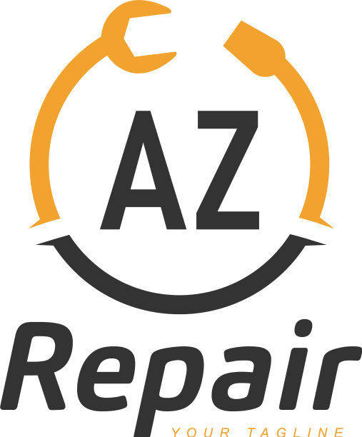 Az字母设计与修复标志现代图片下载