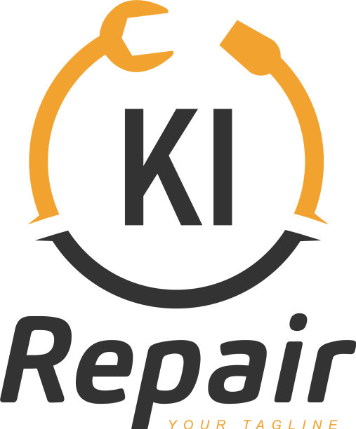 Ki字母设计与修护标志现代图片下载