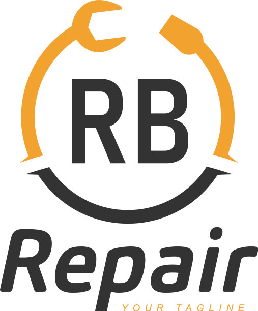 Rb字母的设计与修复标志现代图片下载