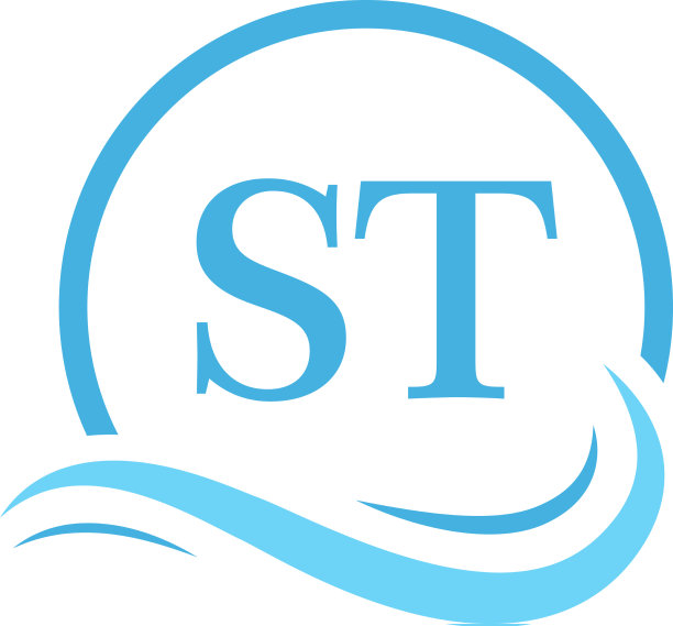 圣字标志设计在水波现代图片下载