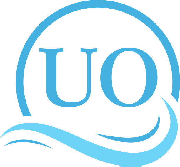 欧刻字标志设计在水波现代图片下载