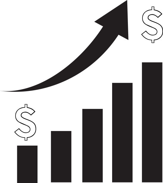 美元钞票图标设计模板图片下载