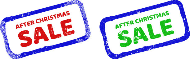 圣诞节后出售双色粗矩形图片下载