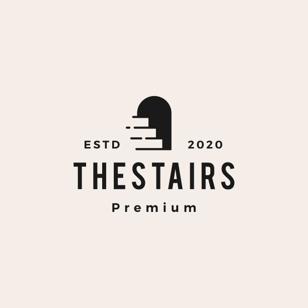 楼梯拱门利基潮人复古标志图标图片下载