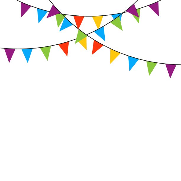 节日的旗帜。矢量插图eps10图片下载