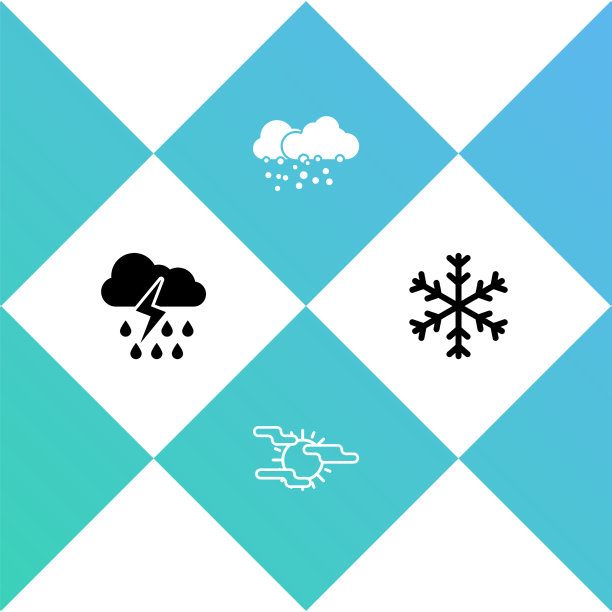 集云与雨和闪电雾太阳雪图片下载