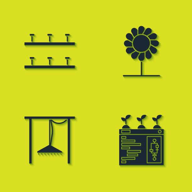设置自动灌溉洒水器智能农业图片下载