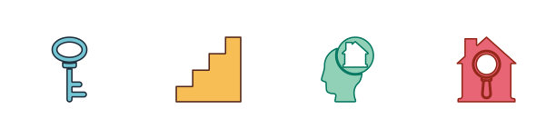设屋钥匙楼梯男人梦图片下载