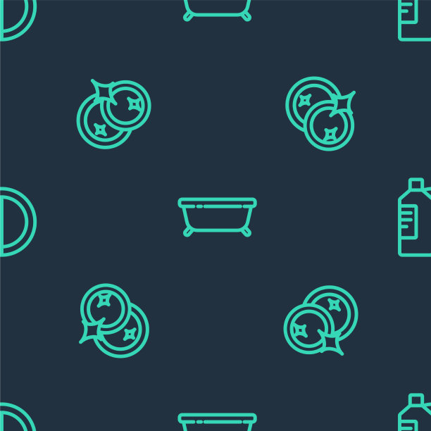 设置行浴缸洗碟和洗碟图片下载