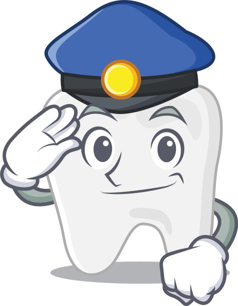 警官卡通画牙戴图片下载